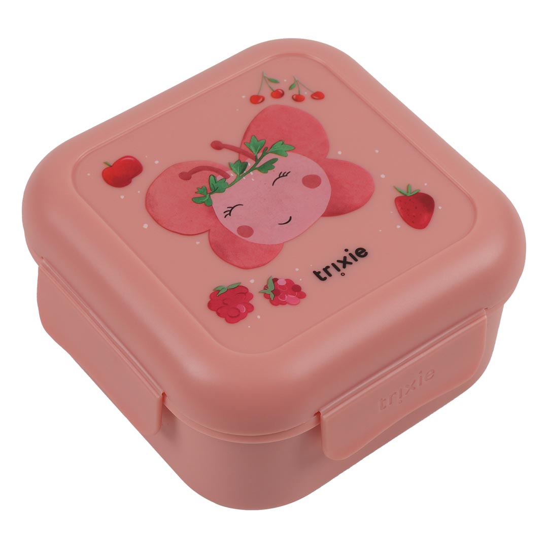 Snack box with clips - Fruit fairy Mrs. Butterfly 